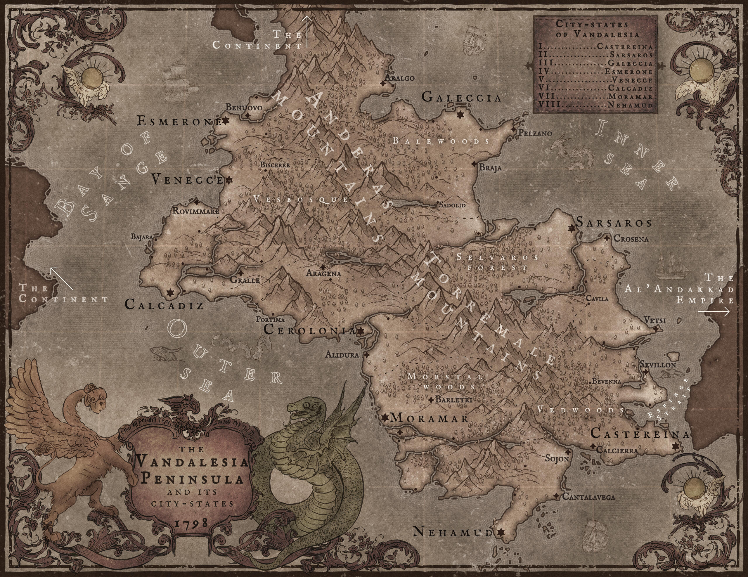 Map of Vandalesia